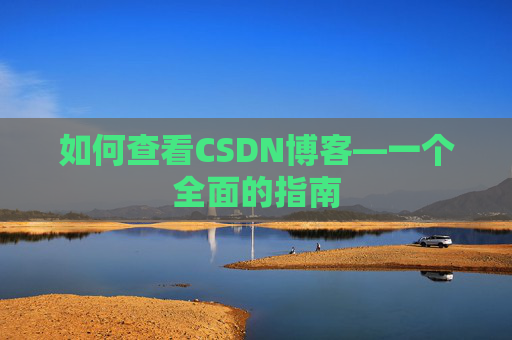 如何查看CSDN博客—一个全面的指南
